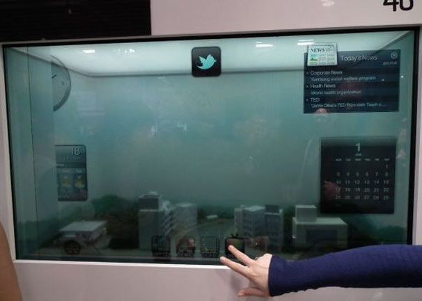 Foto: www.geeky-gadgets.com Samsung Anunta Lansarea In Productia De Serie A Ecranelor Lcd Transparente