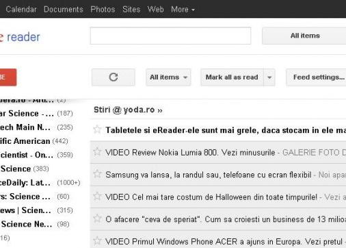 Google si-a pus lumea in cap cu noul Google Reader Google Si A Pus Lumea In Cap Cu Noul Google Reader