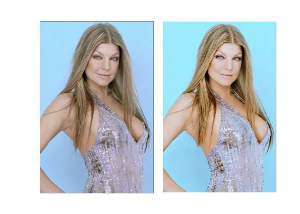 Vedete cu si fara Photoshop Vedete Cu Si Fara Photoshop