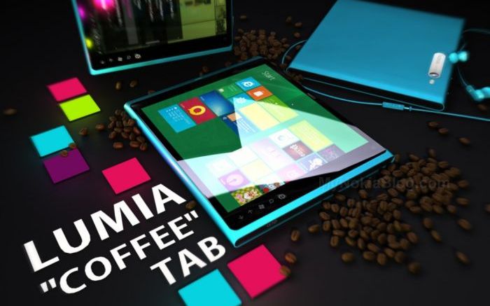 tableta Nokia Lumia Coffee Tab Concept Tableta Nokia Lumia De 9 7 Inch Si Sistem De Operare Windows 8