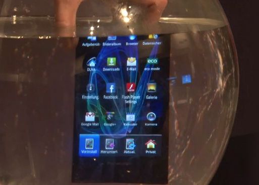 Panasonic Eluga Video Hands On Panasonic Eluga Smartphone Ul Japonez Testat In Borcanul Cu Apa
