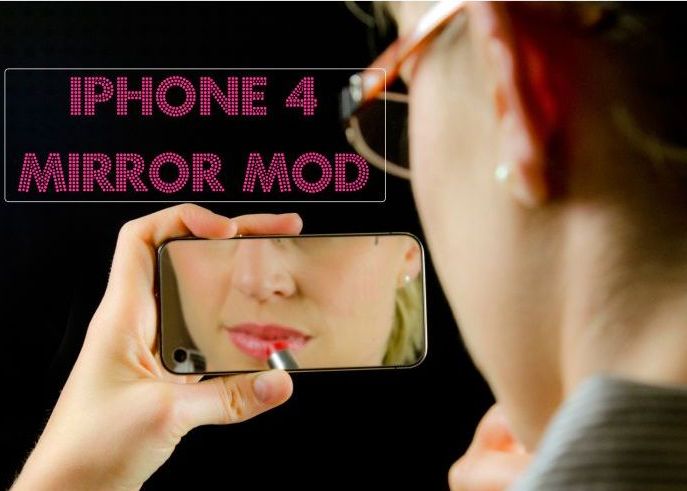 iPhone 4S Mirrored Rear Panel Iphone Oglinda Sau Telefonul Preferat Al Doamnelor Si Domnisoarelor 2