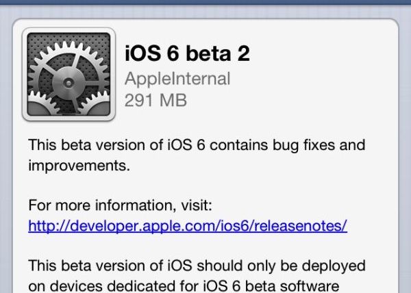 Apple iOS 6 beta 2 Video Apple Remediaza Primele Bug Uri Din Ios 6