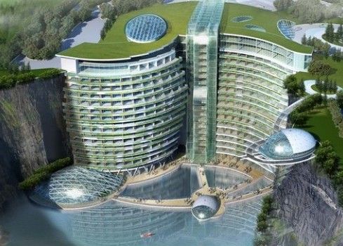 Cel mai luxos hotel din lume costa 550 mil. de dolari, dar este sub pamant! FOTO Cel Mai Luxos Hotel Din Lume Costa 550 Mil De Dolari Dar Este Sub Pamant Foto