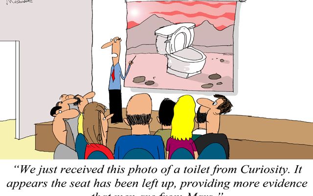 Razi cu pofta! Cea mai tare gluma cu robotul Curiosity Cea Mai Tare Gluma Cu Robotul Curiosity