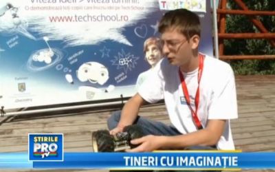 Cei mai inventivi copii din Romania s-au strans in tabara Tech School. Castigatorul va merge la NASA