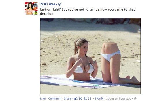 Facebook mai sterge o poza dintr-un motiv ciudat Facebook Mai Sterge O Poza Din Cauza Unui Motiv Ciudat