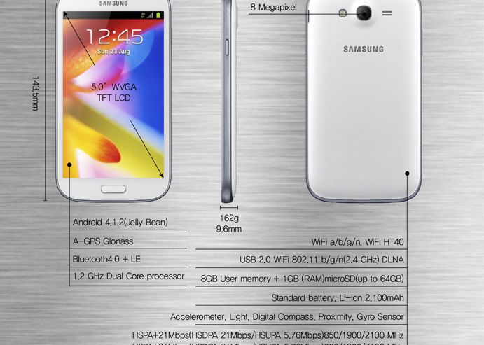 Samsung Galaxy Grand Samsung Galaxy Grand Un Smartphone Dual Sim Cu Ecran Mare