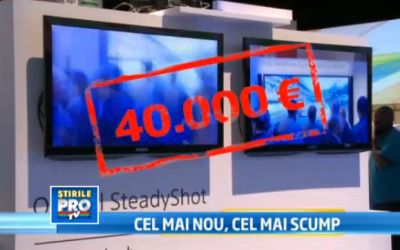 Cele mai scumpe gadgeturi de la CES 2013. OLED-ul 4K de la Sony de 40.000 de euro