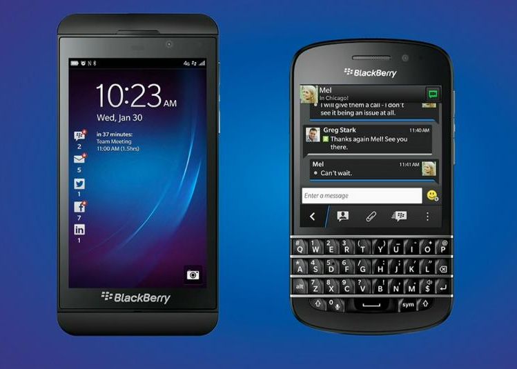 BlackBerry Z10 / BlackBerry Q10 Blackberry Z10 Si Blackberry Q10 Au Fost Lansate Oficial De Rim