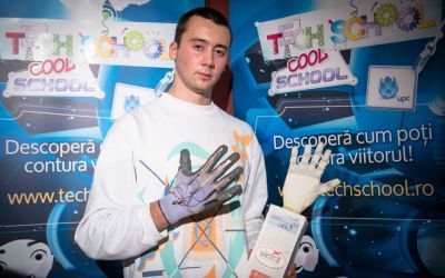 Medicul viitorului, un prototip construit de un elev roman in cadrul programului educational Tech School