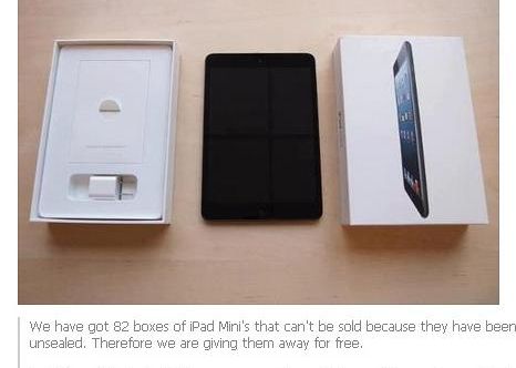 Cu un Like primesti gratuit un iPad Mini . Ce au patit cei care au facut asta pe Facebook Cu Un Like Primesti Gratuit Un Ipad Mini Ce Au Patit Cei Care Au Facut Asta Pe Facebook