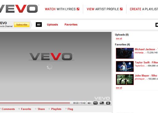 Serviciul muzical online Vevo ar putea revitaliza industria muzicala Serviciul Muzical Online Vevo Ar Putea Revitaliza Industria Muzicala