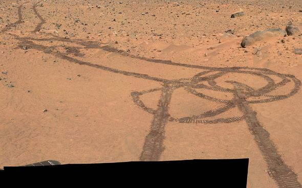 Desenul controversat descoperit pe Marte. Care a fost ultima urma lasata de Roverul Opportunity Desenul Controversat Descoperit Pe Marte Care A Fost Ultima Urma Lasata De Roverul Opportunity