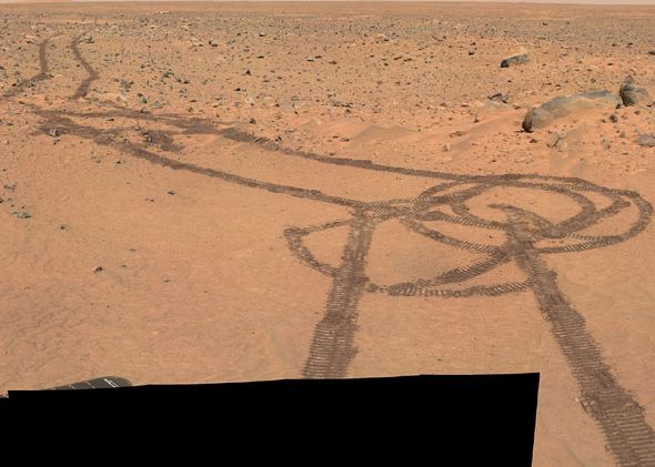 Desenul controversat descoperit pe Marte. Care a fost ultima urma lasata de Roverul Opportunity Desenul Controversat Descoperit Pe Marte Care A Fost Ultima Urma Lasata De Roverul Opportunity