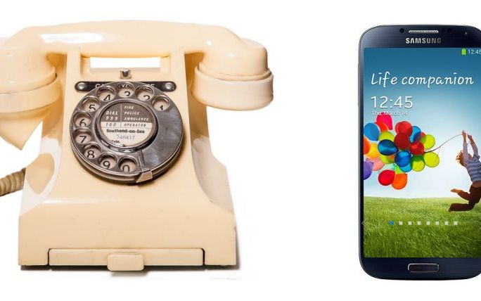 Gadgeturile copilariei. De la telefon cu disc, la Samsung Galaxy S4 Telefon Cu Disc Samsung Galaxy S4