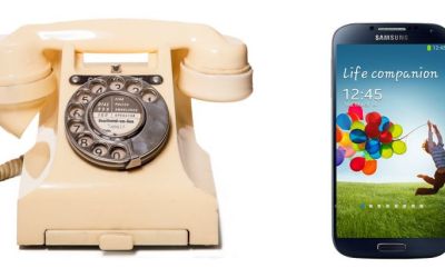Gadgeturile copilariei. De la telefon cu disc, la Samsung Galaxy S4