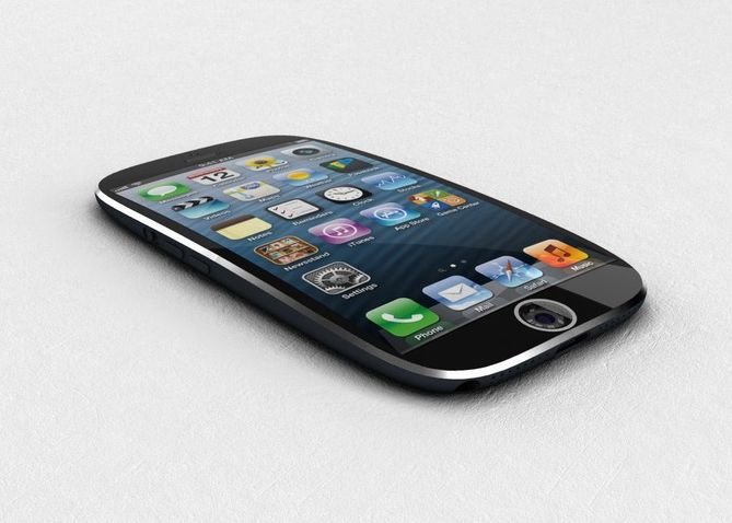 iPhone 5S Concept cu ecran curbat si amprenta digitala in locul butonului Home Iphone 5s Concept Cu Ecran Curbat Si Amprenta Digitala In Locul Butonului Home