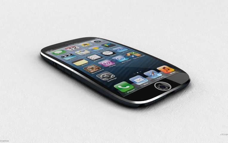 iPhone 5S Concept cu ecran curbat si amprenta digitala in locul butonului Home Iphone 5s Concept Cu Ecran Curbat Si Amprenta Digitala In Locul Butonului Home