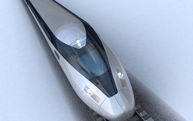 Au aparut primele fotografii cu trenul care va circula in Marea Britanie cu viteza de 360 de km/h Au Aparut Primele Fotografii Cu Trenul Care Va Circula In Marea Britanie Cu Viteza De 360 De Km H