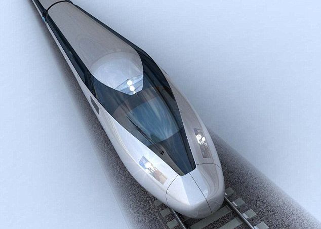 Au aparut primele fotografii cu trenul care va circula in Marea Britanie cu viteza de 360 de km/h Au Aparut Primele Fotografii Cu Trenul Care Va Circula In Marea Britanie Cu Viteza De 360 De Km H