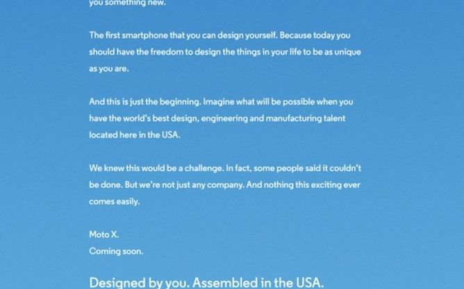 Motorola Moto X Primul Telefon Pe Care Ti L Creezi Singur