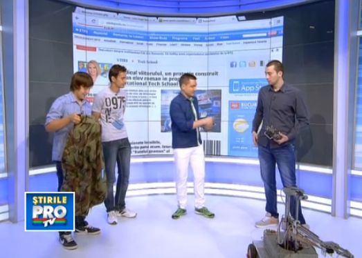 N Au Terminat Scoala Dar Au Inventii Mari Geaca Cu Senzori Robotul Care Elimina Bombe