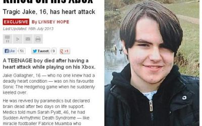 Un tanar britanic de 16 ani a murit de atac de cord in timp ce se juca pe Xbox