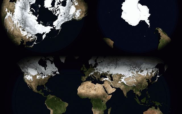 Cum Se Schimba Imaginea Planetei Noastre De A Lungul Unui An Intreg Foto