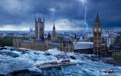 Apocalipsa din Marea Britanie: racirea extrema a vremii, cresterea nivelului Tamisei, ploi de meteoriti