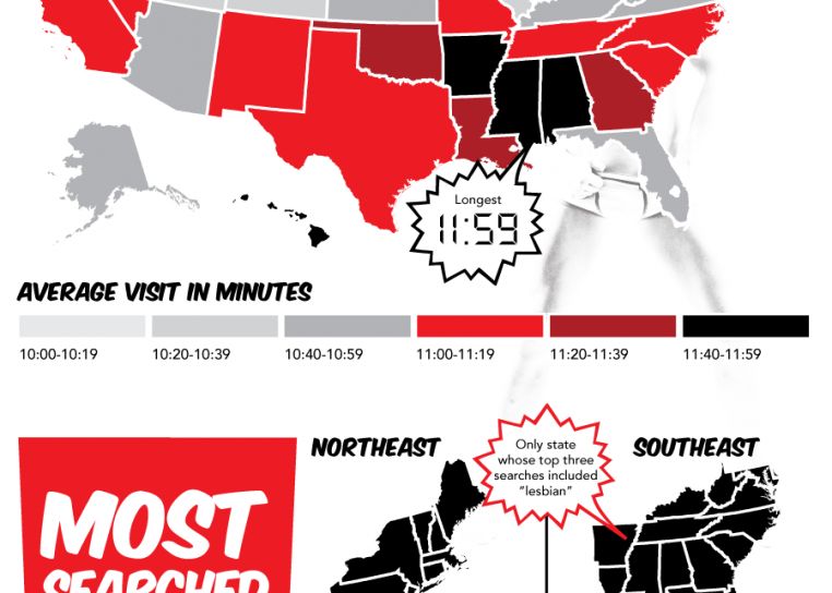 Cat Timp Petrece America Pe Site Urile Pentru Adulti Infografic Huffington Post