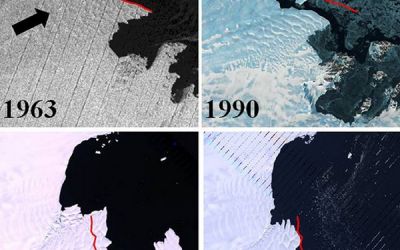 Calota glaciara din estul Antarcticii are suficienta apa cat sa creasca nivelul marii cu 50m