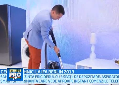 George Buhnici De La Ifa Berlin Imprimanta Care Vorbeste Cu Telefonul Si Aspiratorul Smart