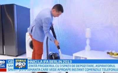 George Buhnici, de la IFA Berlin: imprimanta care vorbeste cu telefonul si aspiratorul smart