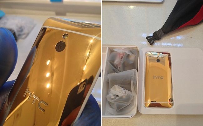 HTC One Mini Gold Edition. Cum arata telefonul de lux care costa 3000 de dolari Htc One Mini Gold Edition Cum Arata Telefonul De Lux Care Costa 3000 De Dolari