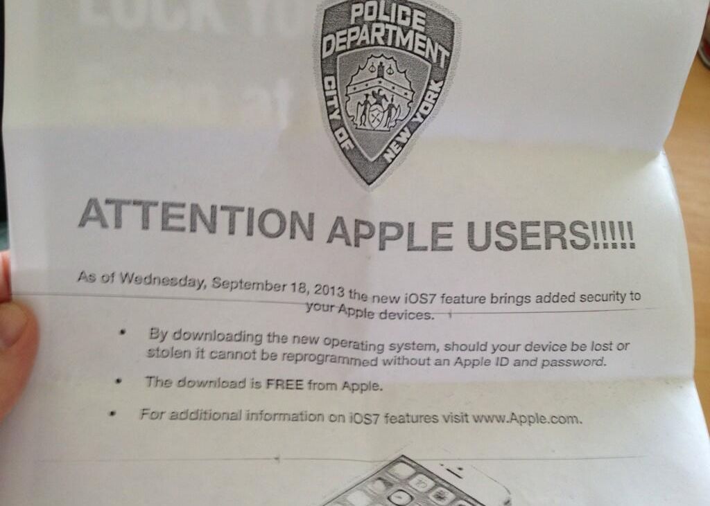 Ce Mesaj Au Primit De La Politie Toti Cei Care Si Au Descarcat Noul Ios 7 Pe Iphone