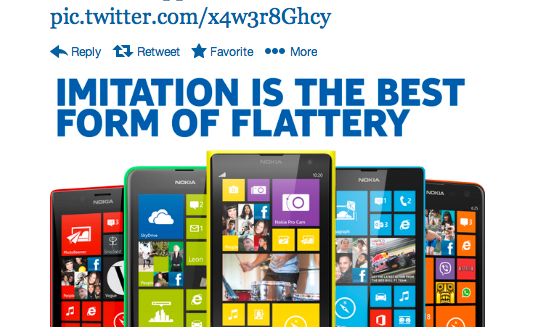 Mesajul publicat de Nokia pentru Apple, chiar in timpul lansarii iPhone 5S. A ajuns viral Mesajul Publicat De Nokia Pentru Apple Chiar In Timpul Lansarii Iphone 5s De Ce Transmite Multumiri Concurentei