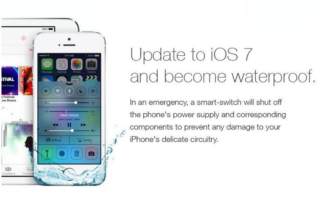 Ios 7 Iti Face Telefonul Rezistent La Apa Ultima Farsa Aparuta Pe Net Pentru Posesorii De Iphone