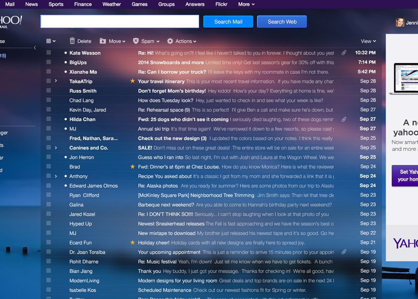 Erorile Descoperite Pe Noua Pagina De Email A Lui Yahoo