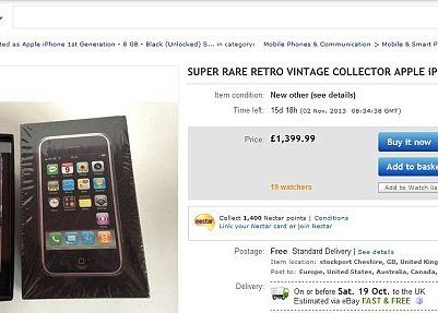 Colectionarii Ofera Chiar Si 2 000 De Dolari Pe Primul Iphone Daca Acesta Este In Cutia Originala Si Nedesfacut