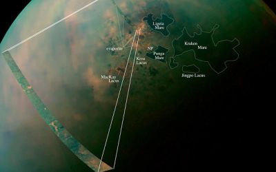 Lacurile lui Titan, dezvaluite de misiunea Cassini a NASA