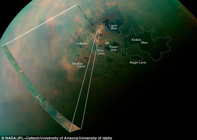 Lacurile lui Titan, dezvaluite de misiunea Cassini a NASA Lacurile Lui Titan Dezvaluite De Misiunea Cassini A Nasa