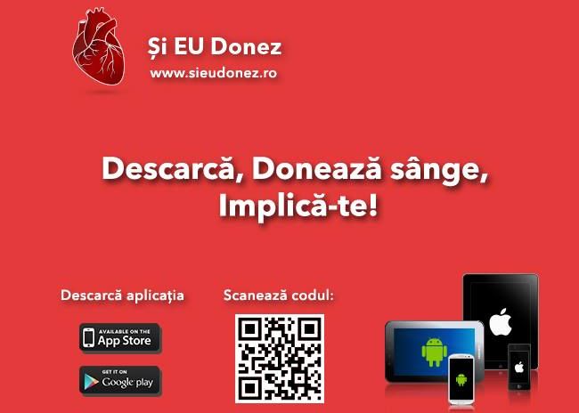 Putem deveni eroi cu o simpla aplicatie de mobil. Descarca, doneaza sange, implica-te! Putem Deveni Eroi Cu O Simpla Aplicatie De Mobil Descarca Doneaza Sange Implica Te