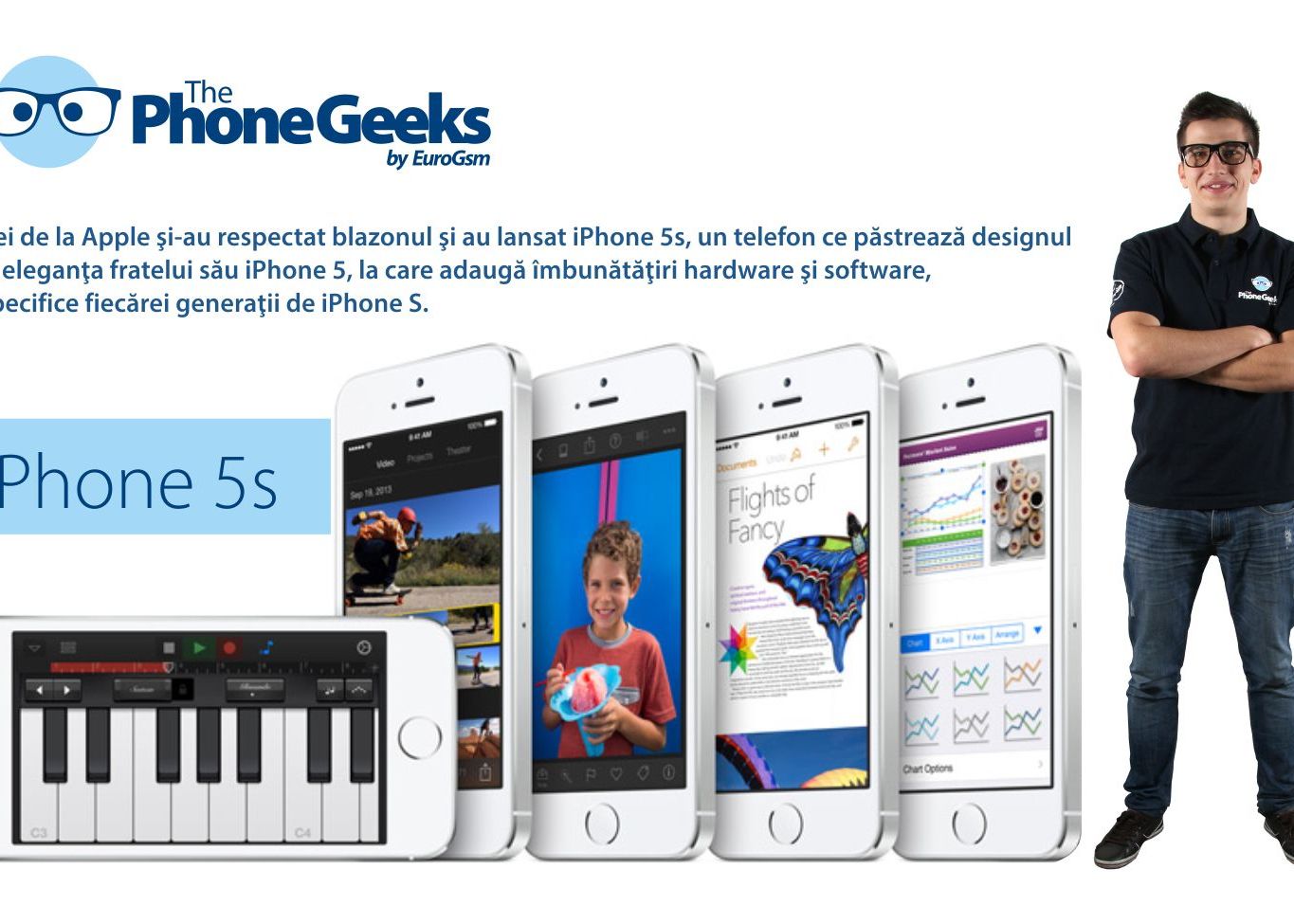 Echipa Thephonegeeks A Eurogsm Iti Prezinta Principalele Schimbari Aduse De Iphone 5s