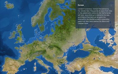Planeta noastra, mult mai albastra dupa topirea completa a ghetii de la poli