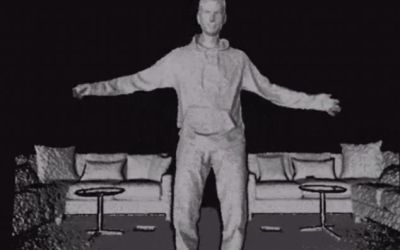 Senzorul de la Kinect urmareste toate partile corpului, chiar si pe cele acoperite