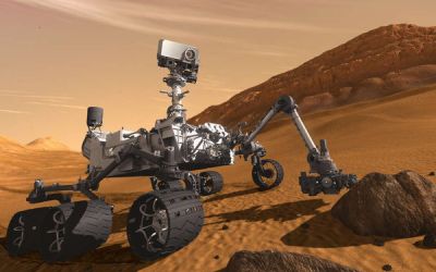 Robotul american Curiosity a descoperit dovezi ca pe Marte exista un lac cu apa dulce