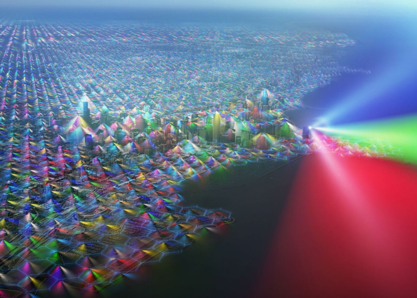 Imagini spectaculoase: Cum ar arata lumea daca ai putea vedea semnalul telefoanelor mobile. GALERIE FOTO Imagini Spectaculoase Cum Ar Arata Lumea Daca Ai Putea Vedea Semnalul Telefoanelor Mobile Galerie Foto