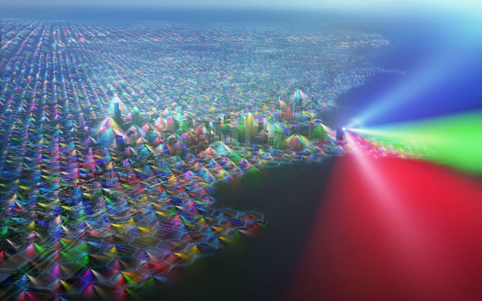 Imagini spectaculoase: Cum ar arata lumea daca ai putea vedea semnalul telefoanelor mobile. GALERIE FOTO Imagini Spectaculoase Cum Ar Arata Lumea Daca Ai Putea Vedea Semnalul Telefoanelor Mobile Galerie Foto