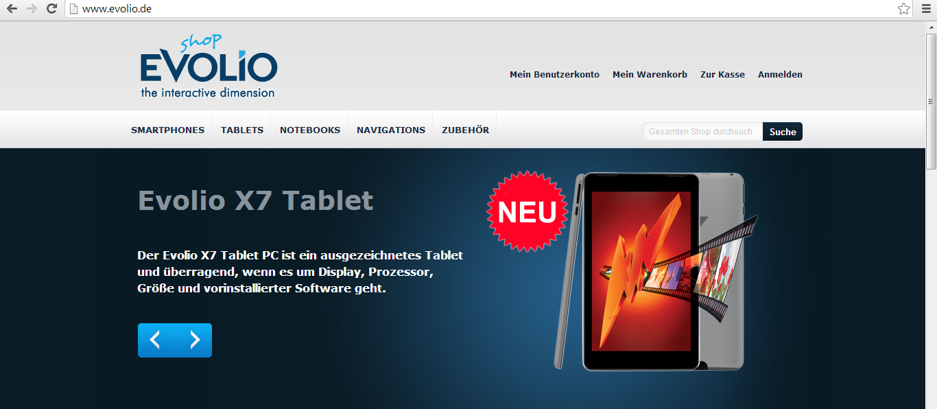 Romanii de la Evolio ataca piata germana cu o tableta la pret cat o gustare in oras&nbsp;